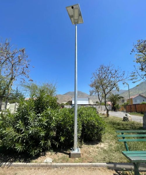 Poste cónico 5 metros galvanizado