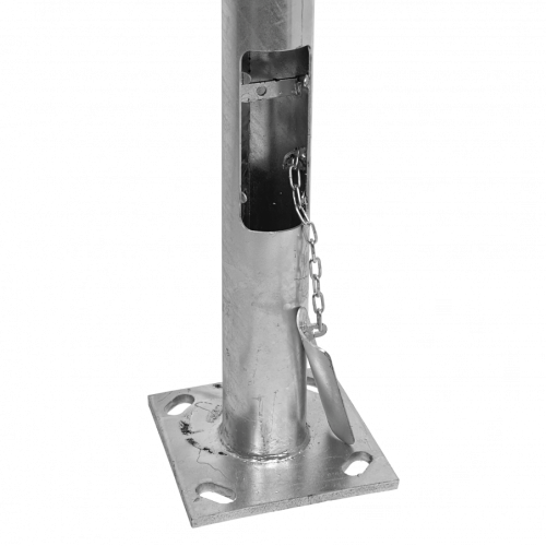 Poste cónico 15 metros galvanizado