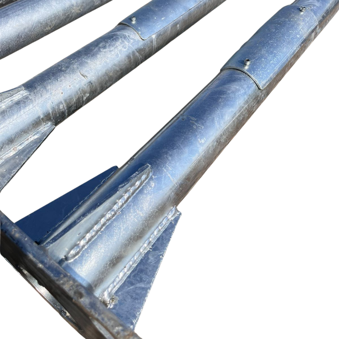 Poste tubular 7 metros galvanizado - Imagen 2